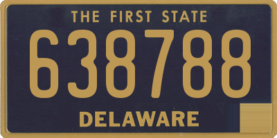 DE license plate 638788