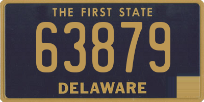 DE license plate 63879