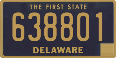 DE license plate 638801
