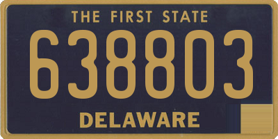 DE license plate 638803