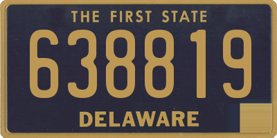 DE license plate 638819