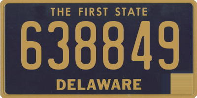 DE license plate 638849