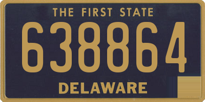 DE license plate 638864