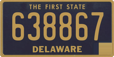 DE license plate 638867