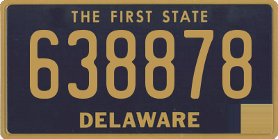 DE license plate 638878