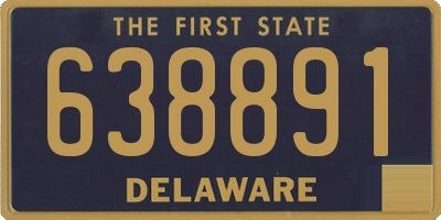 DE license plate 638891