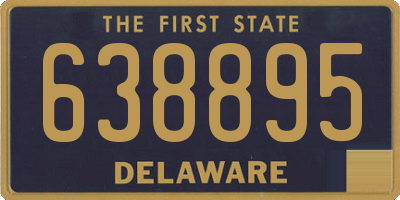 DE license plate 638895