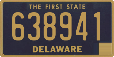 DE license plate 638941