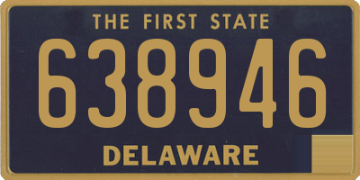 DE license plate 638946