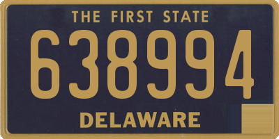 DE license plate 638994
