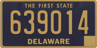 DE license plate 639014