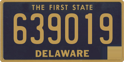 DE license plate 639019