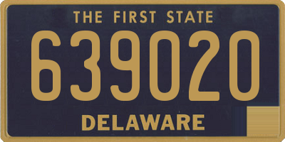 DE license plate 639020