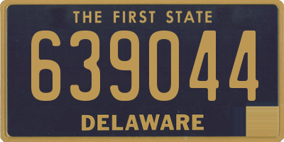 DE license plate 639044