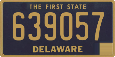 DE license plate 639057