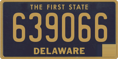 DE license plate 639066