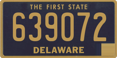 DE license plate 639072