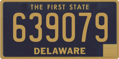 DE license plate 639079
