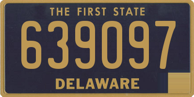 DE license plate 639097