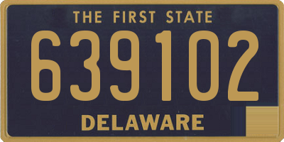 DE license plate 639102