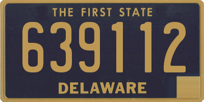 DE license plate 639112