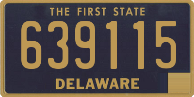 DE license plate 639115