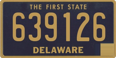 DE license plate 639126