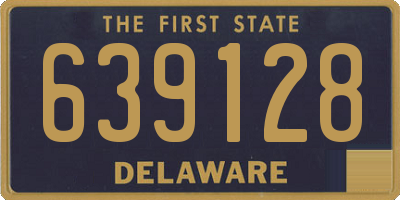 DE license plate 639128