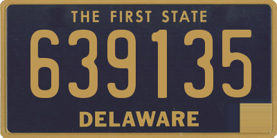 DE license plate 639135