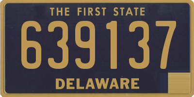 DE license plate 639137