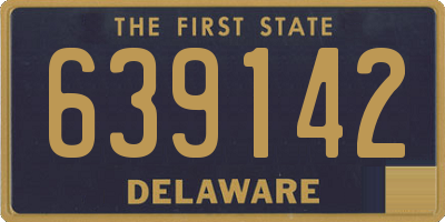 DE license plate 639142