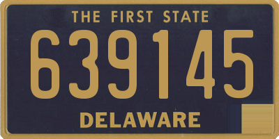 DE license plate 639145