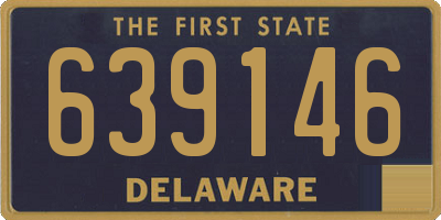 DE license plate 639146