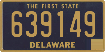 DE license plate 639149