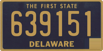 DE license plate 639151