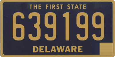 DE license plate 639199