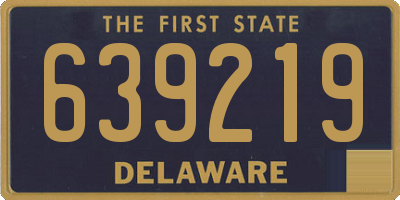 DE license plate 639219