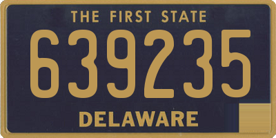 DE license plate 639235