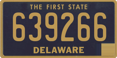 DE license plate 639266