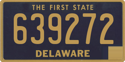 DE license plate 639272