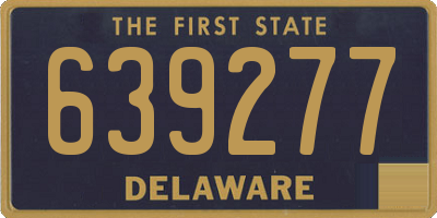 DE license plate 639277
