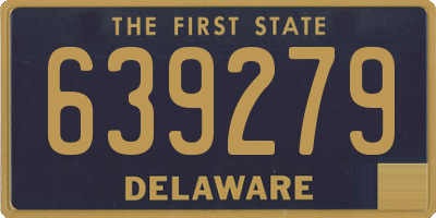 DE license plate 639279