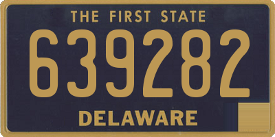 DE license plate 639282