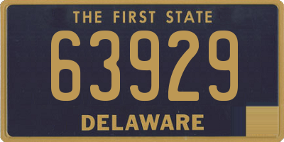 DE license plate 63929