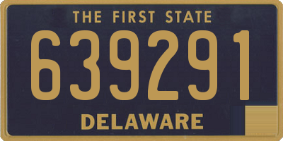 DE license plate 639291