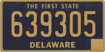 DE license plate 639305