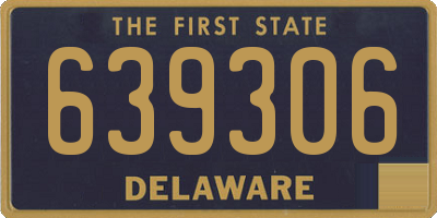 DE license plate 639306