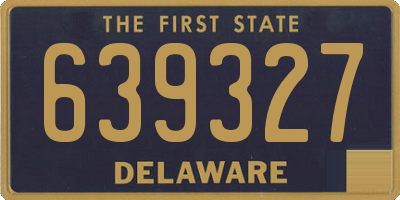 DE license plate 639327