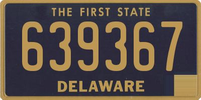 DE license plate 639367