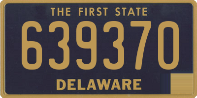 DE license plate 639370